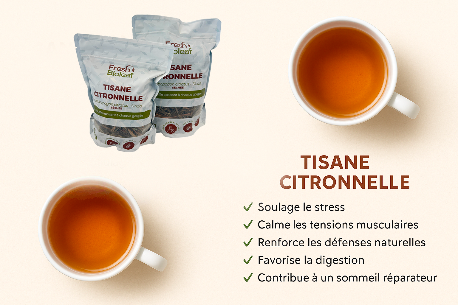 Tisane de Citronnelle variété tropicale