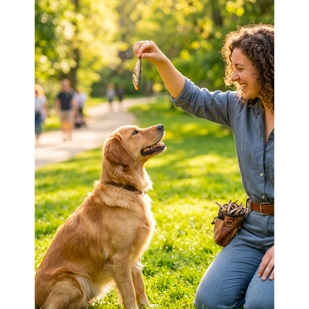 Sprats & Anchois Séchés pour Chiens et Chats – Friandises Naturelles au Poisson Entier – 100% Poisson, sans Additif ni Conservateur – Conditionné en France