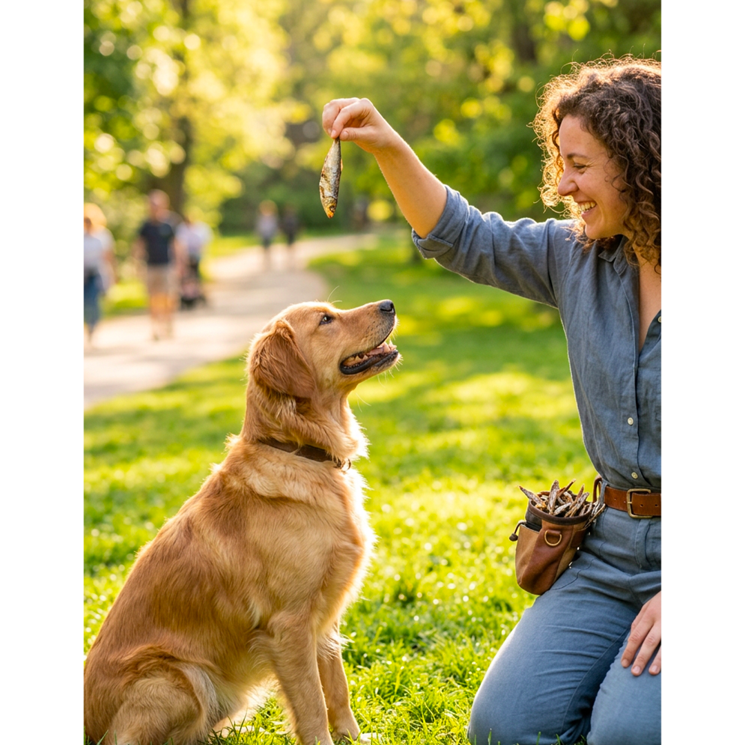 Sprats & Anchois Séchés pour Chiens et Chats – Friandises Naturelles au Poisson Entier – 100% Poisson, sans Additif ni Conservateur – Conditionné en France