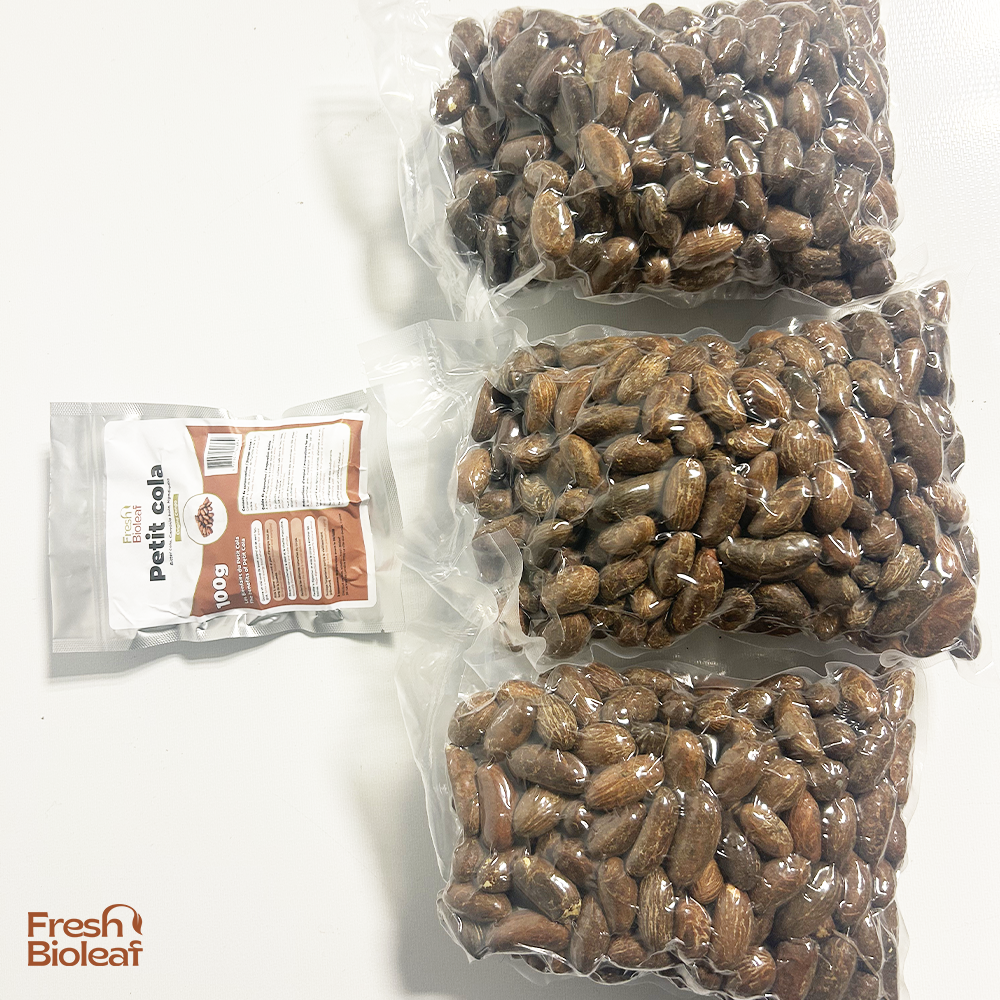 Petit Cola frais sous vide – Bitter Kola Pur – Garcinia kola – 100% Naturel – Énergie, Vitalité, Digestion – Origine Congo – Ngadiadia – Pur - qualité supérieure