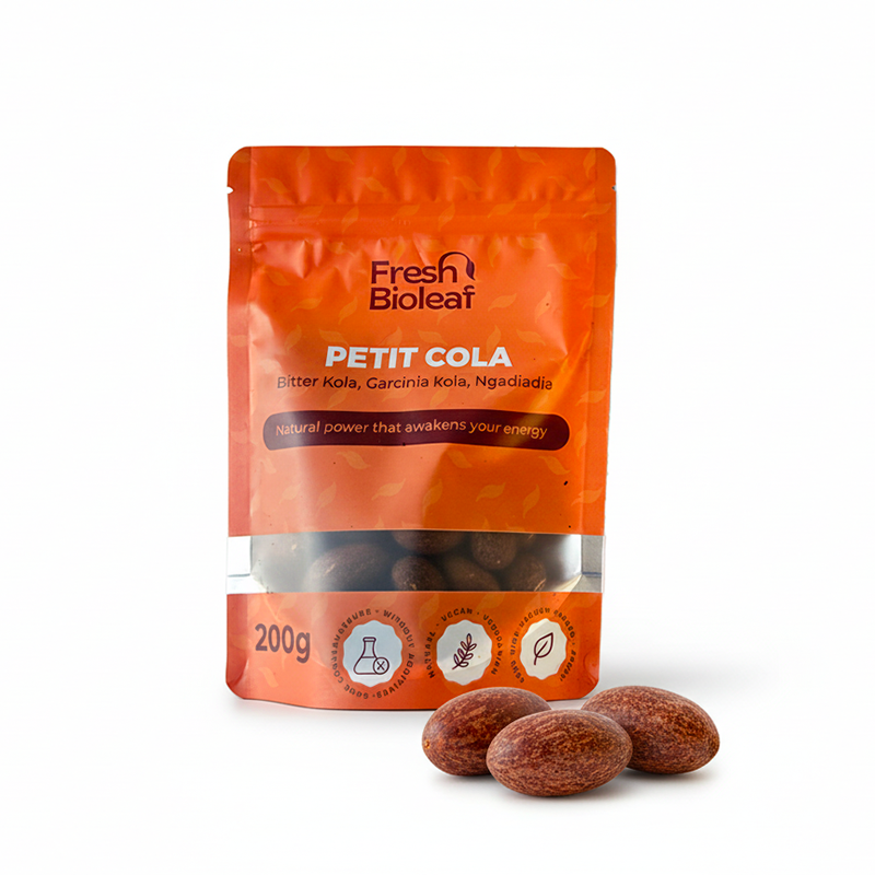 Petit Cola frais sous vide – Bitter Kola Pur – Garcinia kola – 100% Naturel – Énergie, Vitalité, Digestion – Origine Congo – Ngadiadia – Pur - qualité supérieure